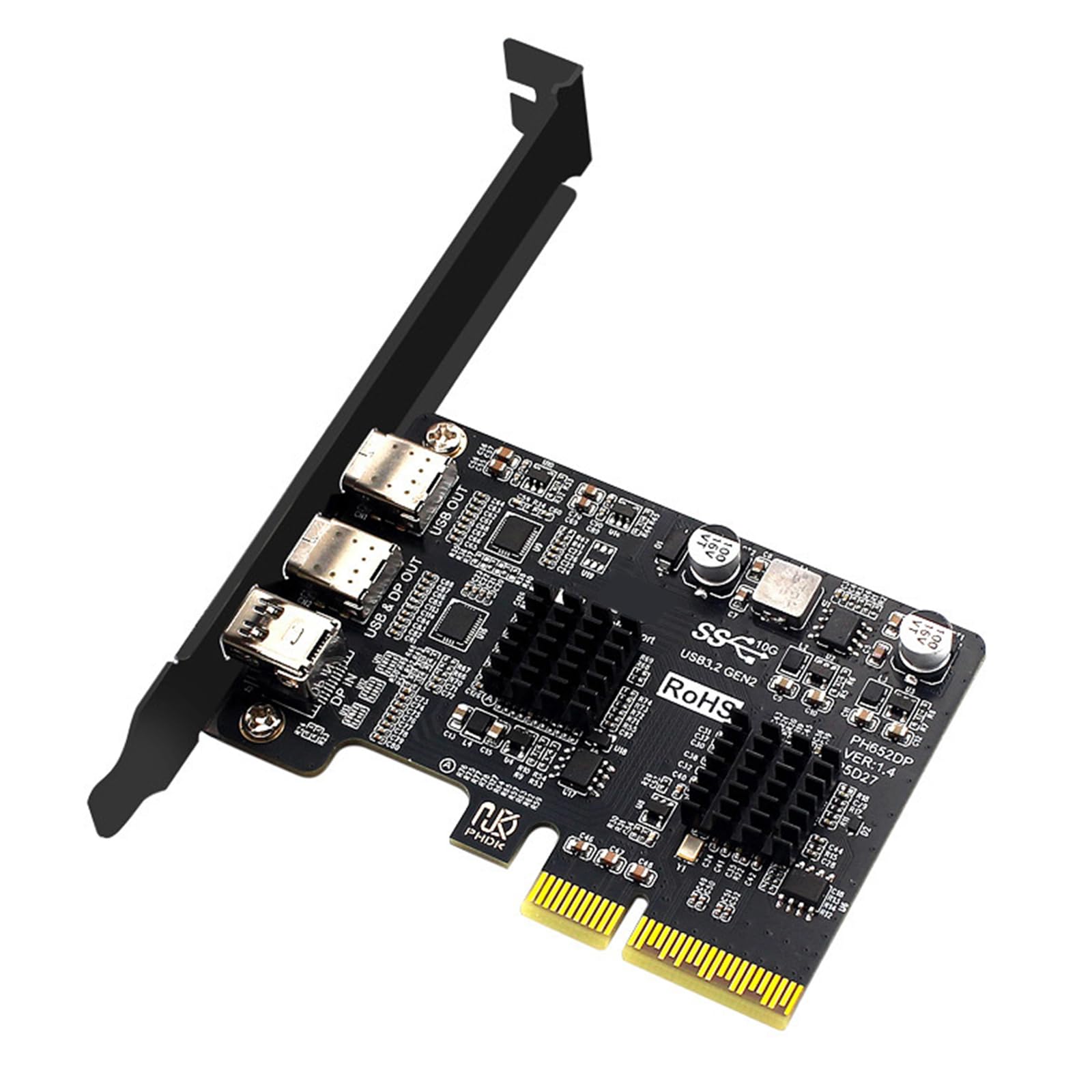 Amazon.co.jp: FANSHINUO Type C 拡張カード DisplayPort 4K 60Hz